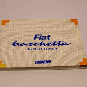 Instructieboekje Fiat Barchetta