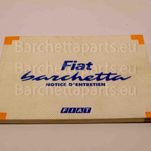 Instructieboekje Fiat Barchetta Frans