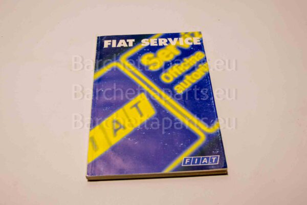 Libretto di manutenzione Fiat Barchetta