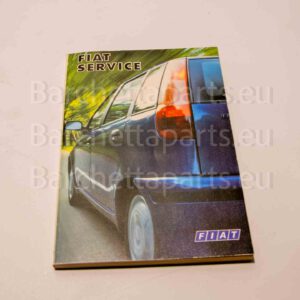 Fiat service boekje